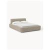 Westwing Collection Letto imbottito Melva - Grigio