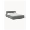 Westwing Collection Letto imbottito Melva - Grigio