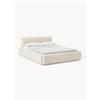 Westwing Collection Letto imbottito con contenitore Melva - Beige
