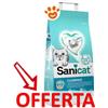 Sanicat Lettiera Agglomerante Clumping White Active Marsiglia Soap - Sacco Da 10 Lt - CONFEZIONE RISPARMIO
