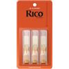 D'Addario Rico Bb Clarinet Reeds - Ance per Clarinetto - ance per clarinetto 2.5 forza, confezione da 3