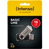Intenso pen disk 16gb usb 2.0 basic line black
