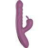 Funny Me Rabbit Bunny Play - vibratore con caricatore, stimolatore clitorideo (viola)