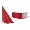 Alvotex Chic Airlaid 50 - Tovaglioli USA e Getta in similtessuto, di Alta qualità, Airlaid, Colore: Rosso, 40 x 40 cm