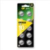 GP Pile a bottone al litio CR2032 3 V (CR 2032/DL2032), 10 batterie CR2032