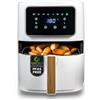 BERGNER NATURALLY - Friggitrice ad aria calda SENZA PFAS 1800W 6,9L - 8 programmi di cottura - Friggitrice ad aria con rivestimento in ceramica - Impostazione temperatura 80-200°C