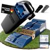 WERKTHOR Cunei per Camper (Blu) - [Set di 2] Cunei Stabili per Caravan e Camper | Cunei per Camper per un Livellamento Sicuro [<5t] - Design Robusto per Qualsiasi Superficie - Borsa Inclusa