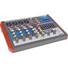 Karma Mixer 6 Canali Audio Microfonico Bilanciato 4 Line o Mic 1 Rca 1 Digitale EQ Xlr
