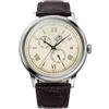 Orient Classic Bambino V8 - Orologio Uomo Automatico a Carica Manuale Elegante Cinturino In Pelle Marrone Cassa In Acciaio Quadrante Giallo - RA-AK0702Y30B RA-AK0702Y