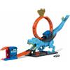 Hot Wheels - City Caserma dei Pompieri con Super Loop, con 1 macchinina, ascenso