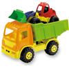 ADRIATIC SRL Camion gioco mare con ruspa, giocattolo sabbia bambini 3+, accessori spiaggia, Androni Giocattoli