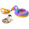 BESTWAY 47 SALVAGENTE CON TESTA ANIMALI BUFFI SAFARI 3/6 ANNI ASSORT