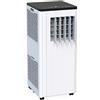BARNI CARLO SPA Condizionatore Portatile Smart Akai, 9000 Btu, Wi-Fi, Deumidificatore, Touch Screen, Telecomando