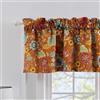 Greenland Home Astoria - Mantovana semitrasparente per finestra, trattamento decorativo per soggiorno, camera da letto o cucina, 84 x 19 L, colore: spezie