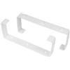 Vent Systems 2 pezzi 220 x 90 mm supporto da parete in plastica per condotti di ventilazione rettangolari - fori preforati - supporto per condotto di ventilazione piatto - riscaldamento,