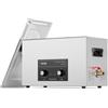 VEVOR Pulitore ad Ultrasuoni 30L con Timer Riscaldante Cestello, Macchina Digitale a Cavitazione Sonica, Pulitrice Ultrasuoni 600 W per Strumenti di Orologi, Occhiali, Monete, Utensili Metallici
