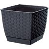 Prosperplast Square Batolla Square 8.2L., Dimensions (mm) 250x250x220, colore antracite