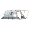 Outsunny Tenda da campeggio familiare 6-8 persone, tenda tunnel impermeabile, porte + finestre, 5,1 x 2,4 x 1,8 cm, grigio chiaro