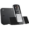 Gigaset SL400 High End Telefono Cordless, Display a Colori, Connessione USB, Bluetooth, Metallo/Nero [Germania]