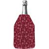 WD LifeStyle Glacette Morbida 15,5 x 22,5 x 2 Cm Decoro Vino Bordeaux