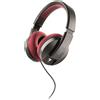 Focal Listen Professional Cuffia Monitor Studio Chiusa ripiegabile, Nero/Rosso