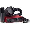 Focusrite Scarlett 2i2 Studio 4gen Interfaccia audio USB, Microfono, Cuffia Cavo