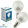 Lampadina LED E14 7W MiniGlobo | Luce Potente, Lunga Vita e Risparmio Luce Calda