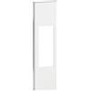 Biesse Cover Bianca Presa Bipasso e Interruttore Bipolare Compatibile Bticino Living Now | Eleganza Essenziale