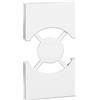Biesse Cover Bianca Living Now Compatibile per Prese Schuko Standard e Flat | Eleganza Luminosa