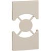 Biesse Cover Sabbia Presa Schuko e Bipasso Flat/Normale Compatibile Bticino Living Now | Calore Naturale