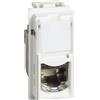 Biesse Presa LAN Bianca RJ45 CAT5 AB Compatibile Bticino Living Now | Connettività di Rete Affidabile