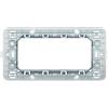 Bratek Supporto 3 Moduli Compatibile bticino Matix Bianco Bratek
