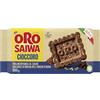 Oro Saiwa Cioccoro, Frollini Integrali al Cacao con Gocce di Cioccolato e Fiocchi d'Avena, Fonte di Fibre, 100% Grano Italiano, 300g (6 monoporzioni da 50g)