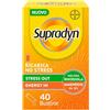 Supradyn Ricarica No Stress, Integratore Multivitaminico Antistress Adulti con Magnesio, Vitamine B, Rhodiola Rosea e Melissa, 40 Bustine Limone