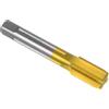 QUARKZMAN Maschio per Fresatura Filettature Metriche M18 x 1.5 H2 Rivestimento Titanio Acciaio ad Alta Velocità 4 Scanalature Dritte Filettatura per Viti Maschiatura Filettatura Riparazione
