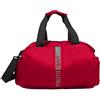 PERLETTI Bagaglio a Mano Ryanair 40 x 20 x 25 cm - Borsa da Viaggio Morbida per Uomo e Donna - Borsone Palestra Unisex con Manici e Tracolla - Borsa Sacca Sportiva Travel Bag Ultra Leggera (Rosso)