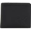 Calvin Klein Uomo Borsello Sculpted Impression Bifold in Pelle, Nero (Na Black), Taglia Unica