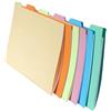 EXACOMPTA SET 6 CARTELLINE C/TACCA PER CARTELLE SOSP. CASSETTO NATURE FUTURE (Conf.10)