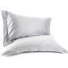 Intrecci Home Coppia di Federe per Cuscino Letto, in Raso di Puro cotone Satin 300 TC, 52x82 cm, Morbidezza Suprema, Made in Italy, Elegante e Confortevole per Tutti i Letti