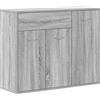 vidaXL Credenza Grigio Sonoma 88x30x70 cm in Legno Ingegnerizzato