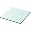 vidaXL Mensola in Vetro Temperato 30x30 cm Trasparente Ripiano Lastra Scaffale