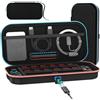 iVoler [Carica all'interno Custodia Compatibile con Nintendo Switch 2 (2025) con Foro di Ricarica e 12 Giochi, Portatile Protettiva Case Rigido da Viaggio per Switch 2 Console Accessori - Nero