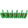 Generico Hare Rossetto Magico Cambia Colore, Verde con Decorazioni Dorate, 6 Pezzi