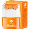 7DAYS Crema Lifting per Viso con Vitamina C | Crema Idratante Viso Skincare Coreana | Crema Anti Invecchiamento Viso e Collo per Donne | Massaggiatore Roller Anti Gonfiore e Tonificante per la Pelle