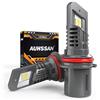 AUHSSAN 9007 LED Lampadine, 100W 20000LM Fari LED HB5 Super Luminosi 6500K Bianco Anabbaglianti e Abbaglianti Luminosi, 500% Più Luminoso Wireless Plug and Play Mini Lampadine Auto Sostituzione, 2 Pezzi