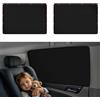ZATOOTO Tendine Parasole Auto Bambini Magnetico con Protezione UV, Protegge Sedile Posteriore Bambini, Fornisce Privacy, 2 Pezzi, 80 * 50cm