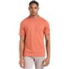 Calvin Klein Uomo T-Shirt Maniche Corte Badge Regular Scollo Rotondo, Arancione (Aragon), S
