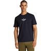 Tommy Hilfiger Uomo T-Shirt Maniche Corte con Branding, Blu (Desert Sky), XS