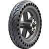myBESTscooter - Ruota Posteriore con Ruota di scorta a Nido d'Ape Solido antiperforazione per Xiaomi M365 1S Essential Monopattino Elettrico