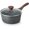SENSARTE Casseruola Antiaderente 18 cm 2L Compatibile con Induzione